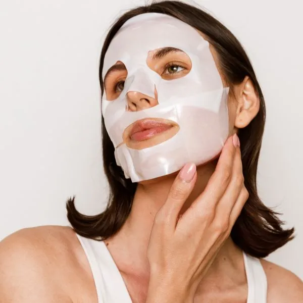 Glokore Bio-Collagen Mask Real Reviews Triple HA Peptides Niacinamide Formula